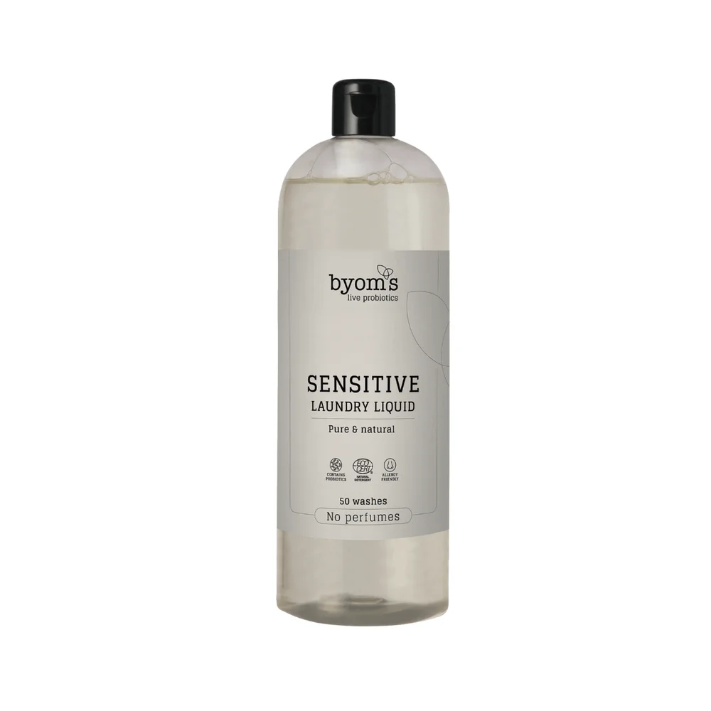 Byoms Sensitive - Probiotic Laundry Liquid - Ecocert - 50 vask - 1000 ml v:3323407