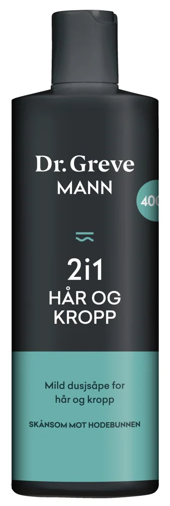 Dr. Greve Man 2i1 Hair and Body 400 ml v:5900408 Dr. Greve Man 2i1 Hair and Body 400 ml v:5900408
