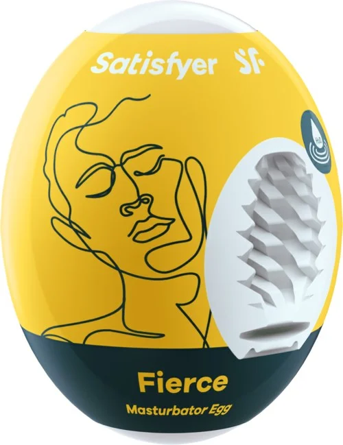 Satisfyer Masturbator Egg Single Fierce 1 stk v:1015804 Satisfyer Masturbator Egg Single Fierce 1 stk v:1015804