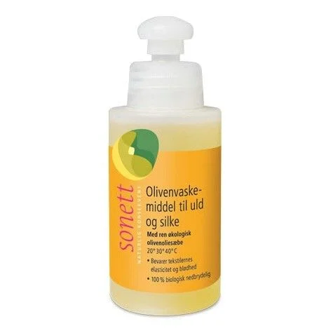 Sonett Vaskemiddel ull / silke, oliven – 120 ml v:9544519 Sonett Vaskemiddel ull / silke, oliven – 120 ml v:9544519