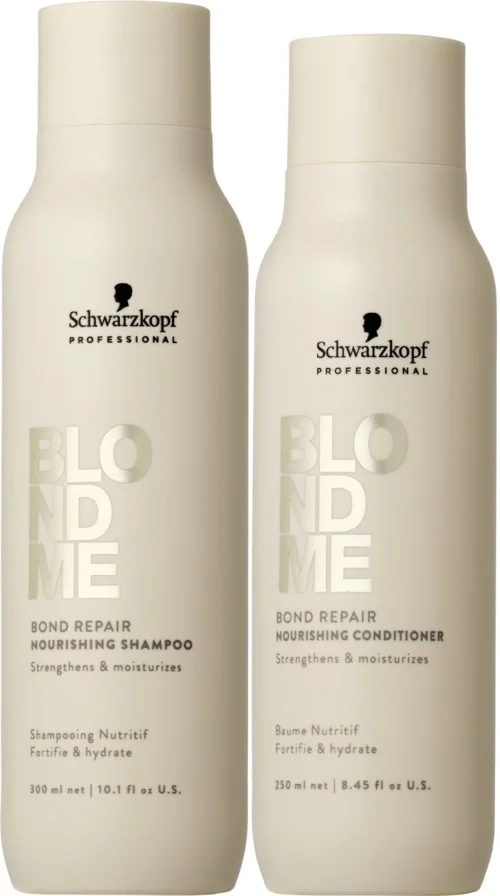 Schwarzkopf Professional BLONDME Nourishing Bundle Shampoo 300 ml & Conditioner 250 ml v:5290802