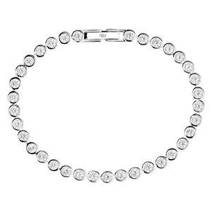 Muli Collection Lotus Tennis Bracelet Silver v:1006417