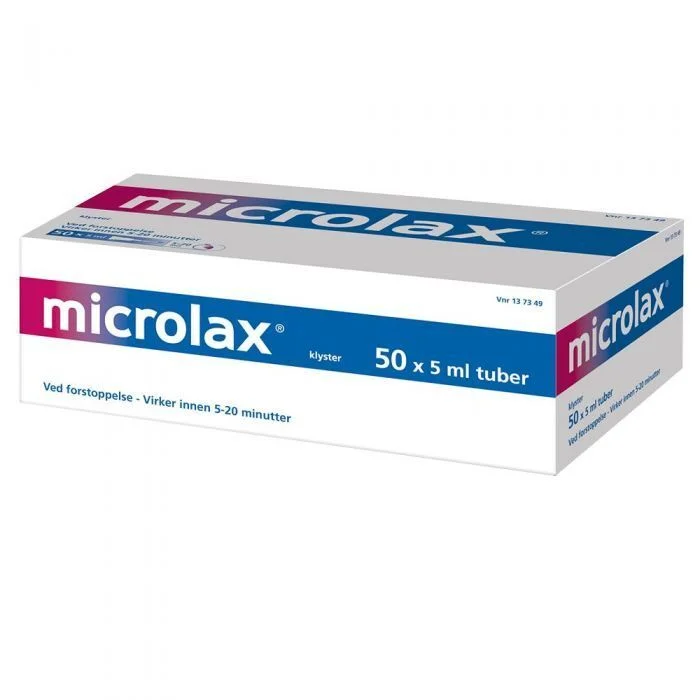 Microlax rektalvæske (klyster) – 50x5ml v:1572660