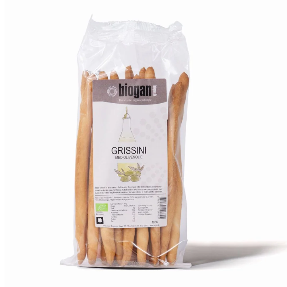 Biogan Grissini m. Olivenolje Ø – 160 g. v:6446776