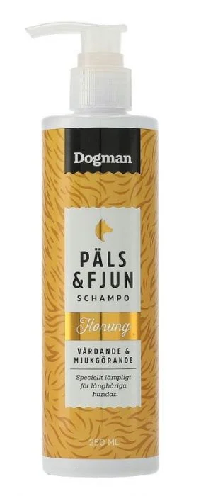 Dogman Sjampo Päls & Fjun Honning 250ml v:9349388