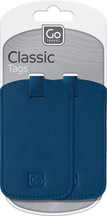 GO Travel Classic bagasjetags blå 2 stk v:6816967 GO Travel Classic bagasjetags blå 2 stk v:6816967