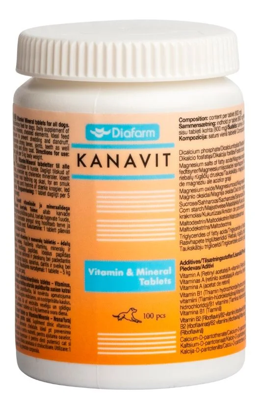 Diafarm Kanavit tabletter – 100 stk. v:6163946 Diafarm Kanavit tabletter – 100 stk. v:6163946