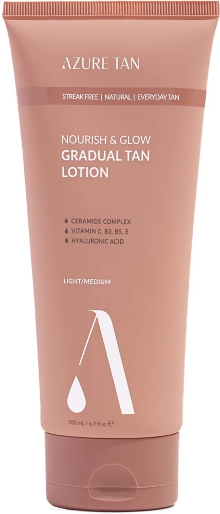Azure Tan Nourish & Glow Gradual Tan Lotion Light/ Medium v:7199400