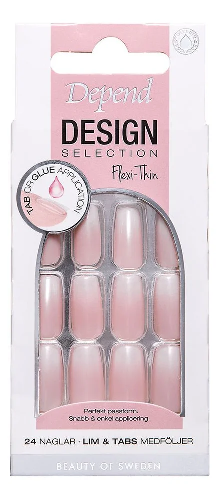 Depend Cosmetics Design Selection Misty Vail Fade Short Coffin – 24 stk. v:8833008 Depend Cosmetics Design Selection Misty Vail Fade Short Coffin – 24 stk. v:8833008