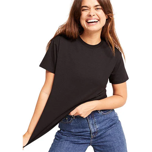 Women’s Classic Crew Neck T-Shirt Svart | Str. L v:5154611