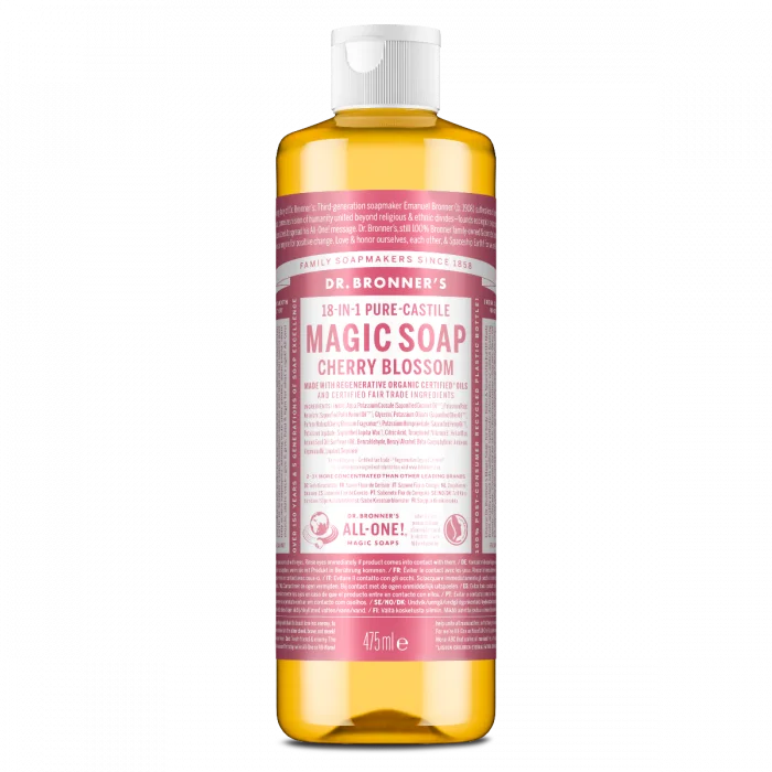 Dr. Bronner’s Magic Soap Cherry Blossom flytende såpe v:1924416