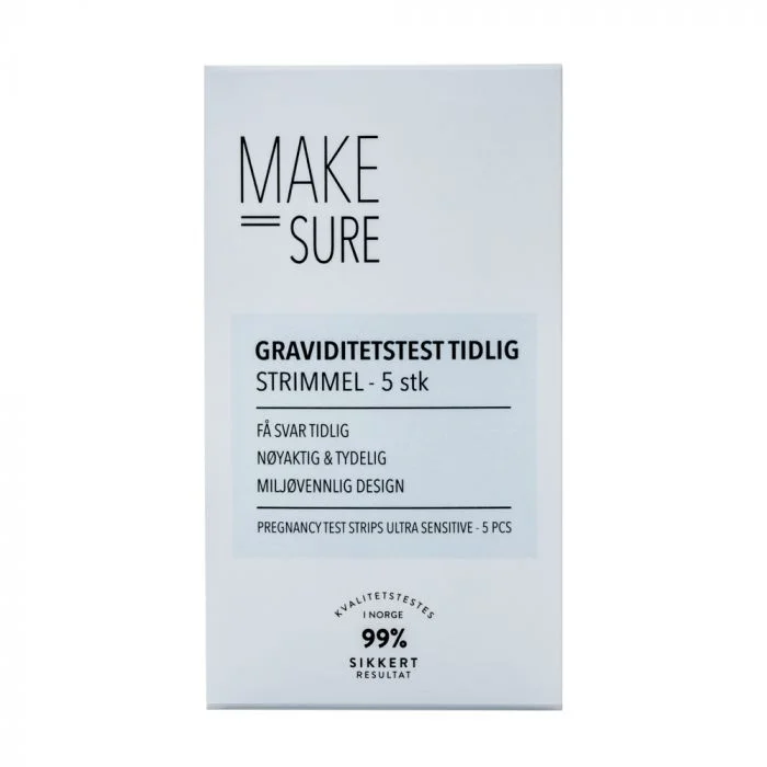Make Sure Graviditetstest tidlig strimmel – 5pk v:6183700 Make Sure Graviditetstest tidlig strimmel – 5pk v:6183700