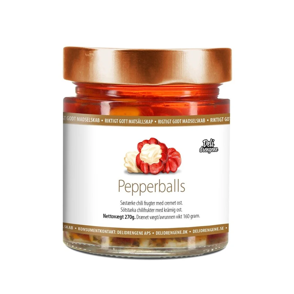 Deli Drengene Pepperballs Stuffed with Cheese - 260 g v:7839127