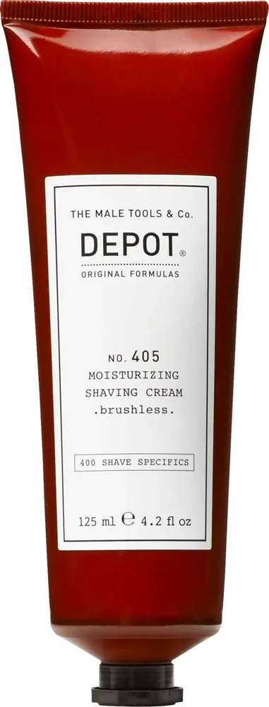 DEPOT MALE TOOLS No. 405 Moisturizing Shaving Cream Brushless 125 ml v:1887083