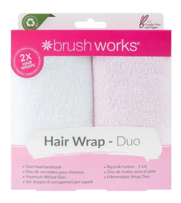 BrushWorks Hair Wrap Duo 2 st v:4247972 BrushWorks Hair Wrap Duo 2 st v:4247972