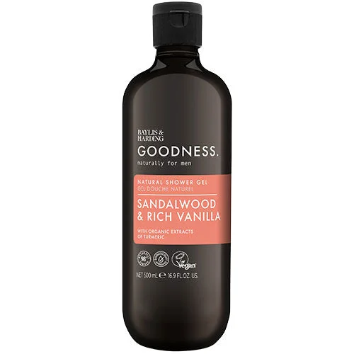 Men Shower Gel | Sandalwood & Rich Vanilla v:7155532