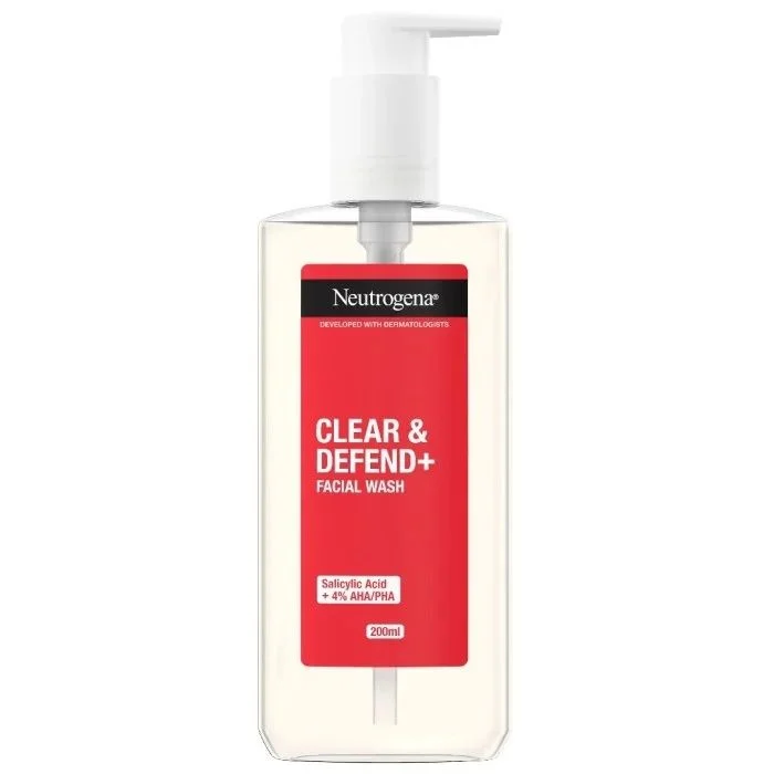 Neutrogena Clear & Defend+ Facial Wash 200 ml v:2387321
