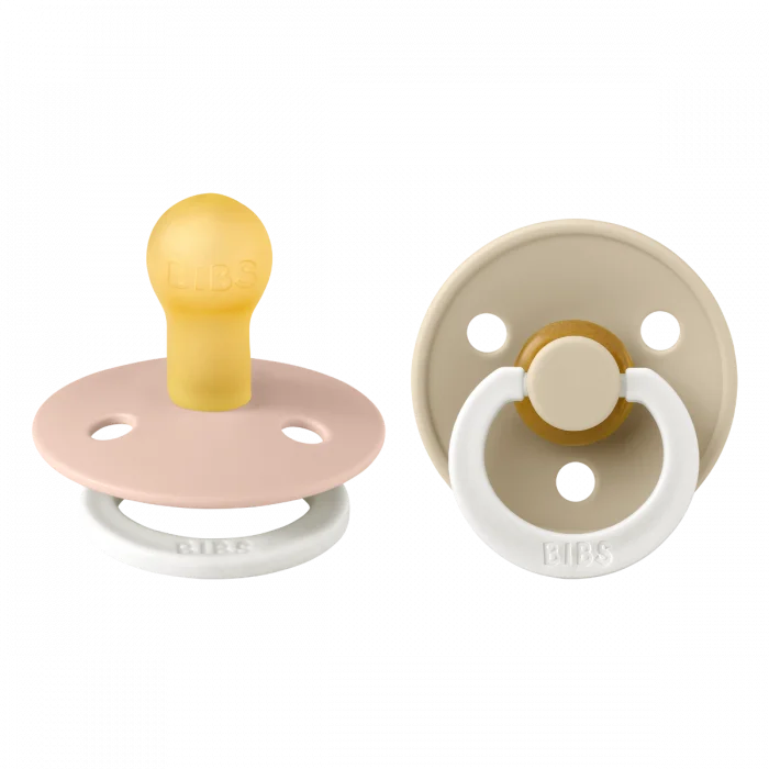 BIBS Colour smokk lateks blush glow/vanilla glow 0 mnd+ 2 stk v:3583289 BIBS Colour smokk lateks blush glow/vanilla glow 0 mnd+ 2 stk v:3583289