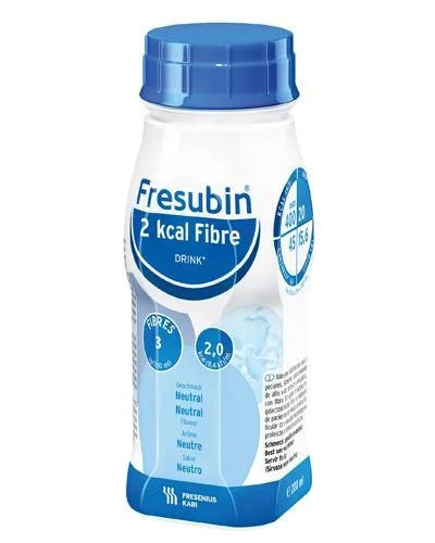 Fresubin 2 kcal Fibre Drink Nøytral 4x200ml v:3535130 Fresubin 2 kcal Fibre Drink Nøytral 4x200ml v:3535130