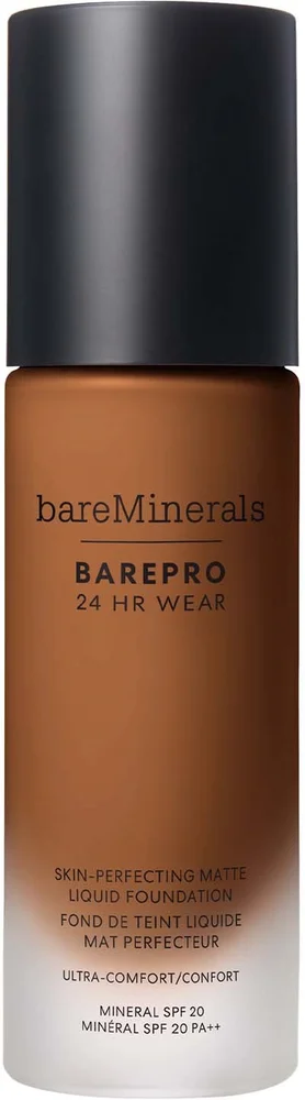 bareMinerals BAREPRO 24HR Skin-Perfecting Matte Liquid Foundation SPF 20 Deep 55 Warm v:9821276 bareMinerals BAREPRO 24HR Skin-Perfecting Matte Liquid Foundation SPF 20 Deep 55 Warm v:9821276