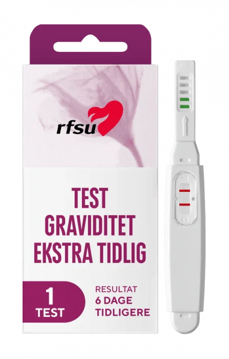 RFSU graviditetstest Early 1 stk | Tidlig test v:2018159 RFSU graviditetstest Early 1 stk | Tidlig test v:2018159