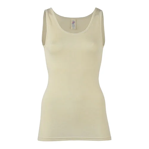Top Merinoull & Silke Natural | Str. 34/36 v:6431920