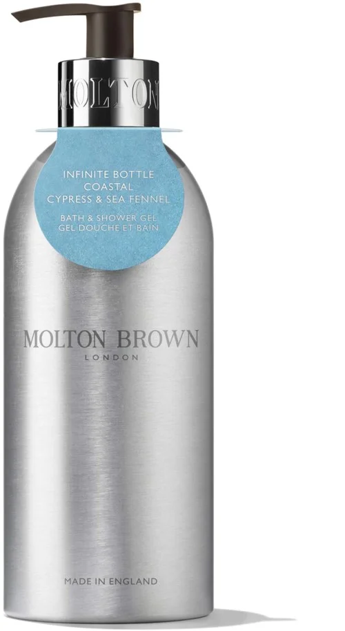 Molton Brown Infinite Bottle Coastal Cypress & Sea Fennel Bath & Shower Gel 400 ml v:5110494 Molton Brown Infinite Bottle Coastal Cypress & Sea Fennel Bath & Shower Gel 400 ml v:5110494