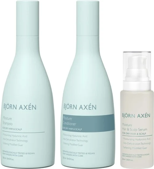 Björn Axén Moisture Bundle Shampoo 250 ml & Conditioner 250 ml & Scalp Serum 60 ml v:9071487
