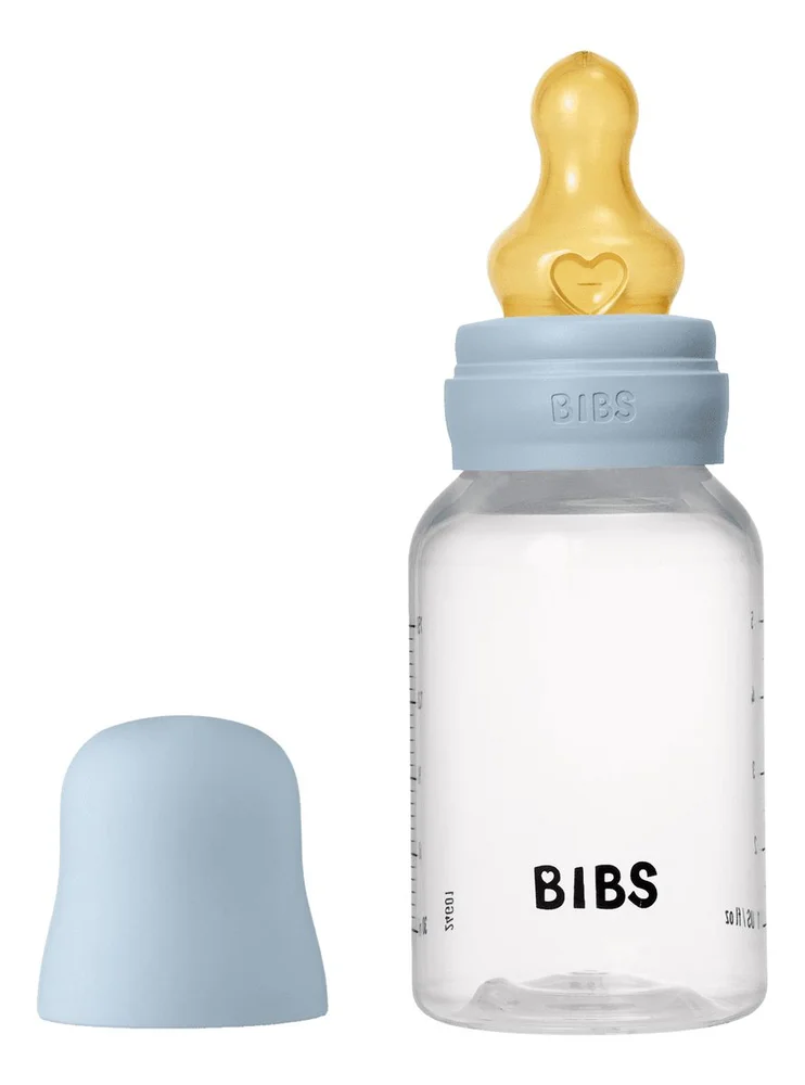 BIBS Baby Bottle Round Latex 150 ml Slow Flow Baby Blue – 1 stk. v:5396774 BIBS Baby Bottle Round Latex 150 ml Slow Flow Baby Blue – 1 stk. v:5396774
