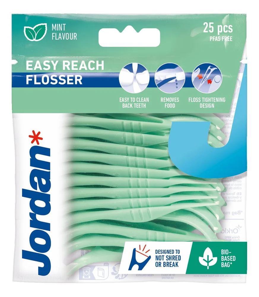 Jordan Easy Reach Flosser – 25 stk v:1390536 Jordan Easy Reach Flosser – 25 stk v:1390536