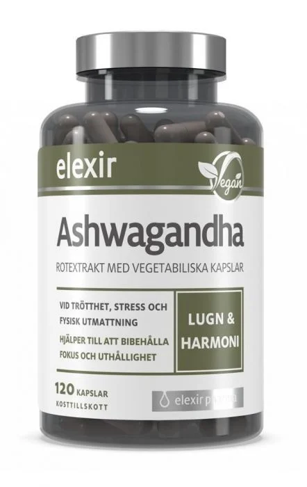 Elexir Pharma Ashwagandha kapsler 120 stk v:3876612