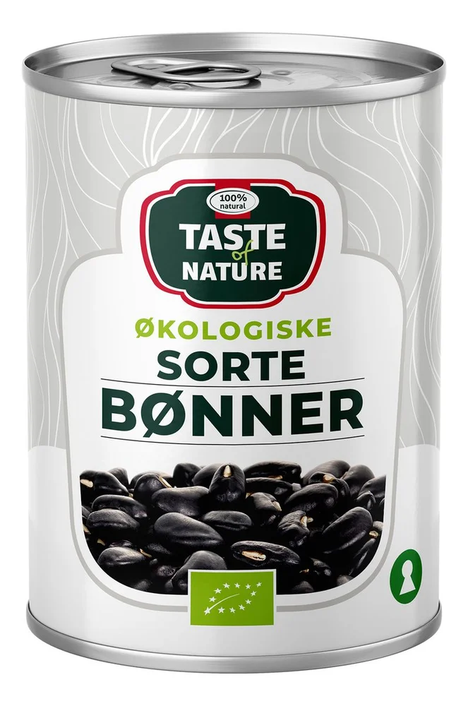 Taste of Nature Sorte Bønner Ø – 400 g. v:1360069 Taste of Nature Sorte Bønner Ø – 400 g. v:1360069