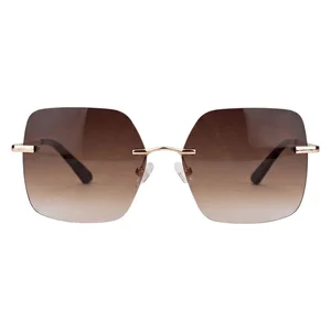 GLAS Billie Gold Rimless Sunglasses v:6268689 GLAS Billie Gold Rimless Sunglasses v:6268689