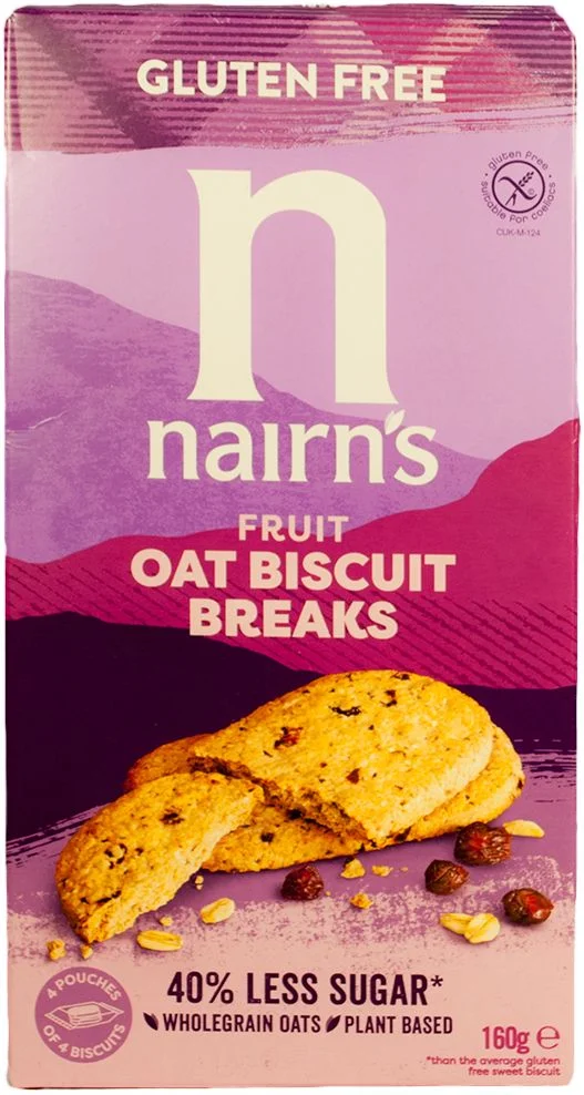 Nairn`s Havre & frukt kjeks – 160 g v:3159363