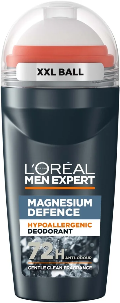 Loreal Paris Men Expert Magnesium Defence Hypoallergenic 72H Deodorant Roll On 50 ml v:4911243