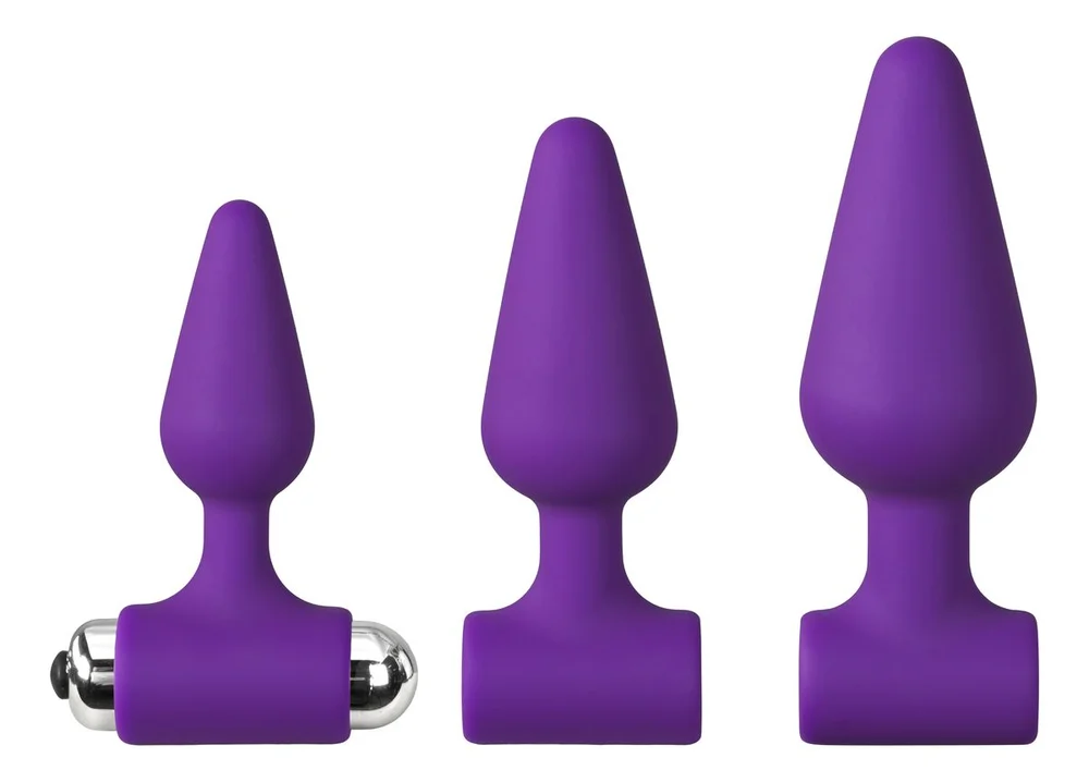 Baseks Nybegynner Vibrerende Butt Plug Sett v:4923203 Baseks Nybegynner Vibrerende Butt Plug Sett v:4923203