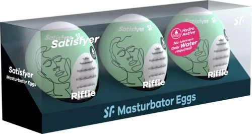 Satisfyer Masturbator Egg Set Riffle 3 stk v:2487546 Satisfyer Masturbator Egg Set Riffle 3 stk v:2487546
