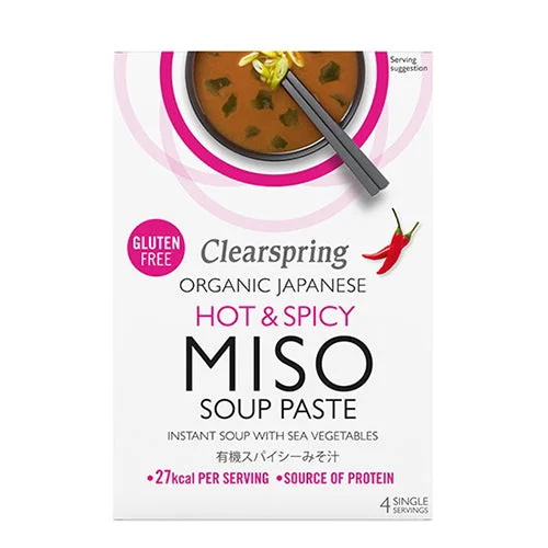 Instant Miso Soup Økologisk Hot & Spicy v:3570713
