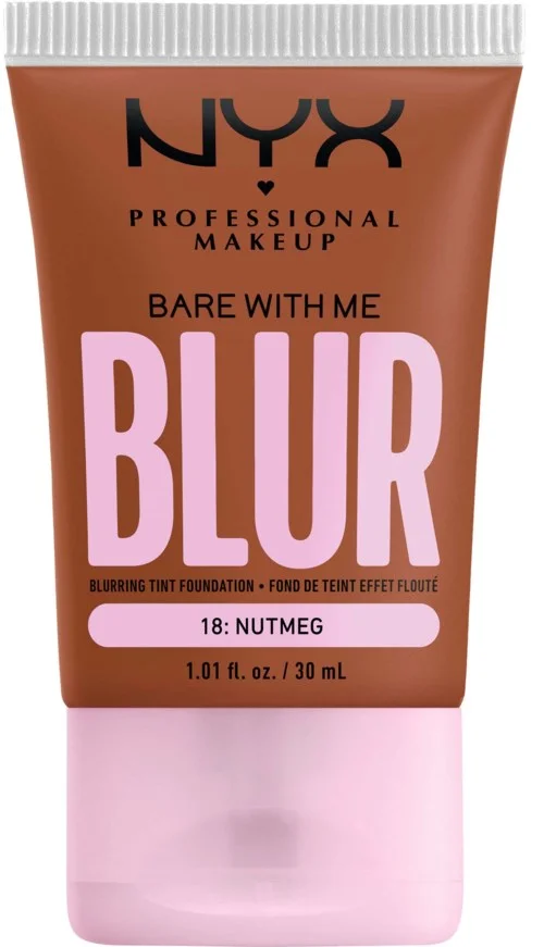 NYX PROFESSIONAL MAKEUP Bare With Me Blur Tint Foundation 18 Nutmeg v:8517775 NYX PROFESSIONAL MAKEUP Bare With Me Blur Tint Foundation 18 Nutmeg v:8517775