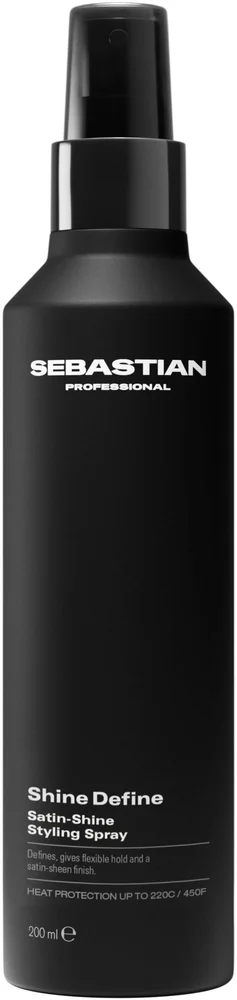 Sebastian Professional Styling and texture Shine Define Satin-Shine Styling Spray 200 ml v:9651665