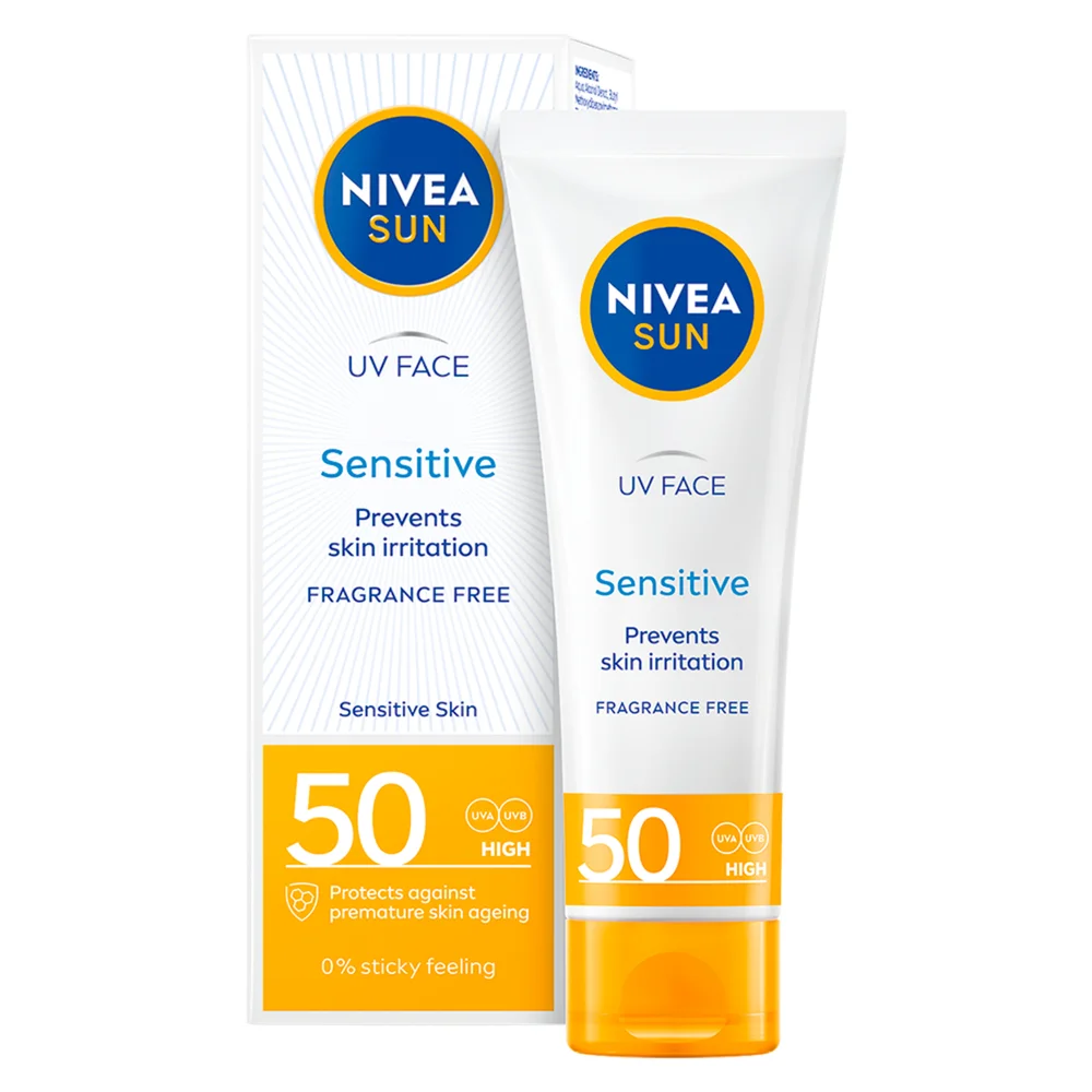 NIVEA Sun Face Sensitive Cream SPF50 for sensitiv hud v:8976466