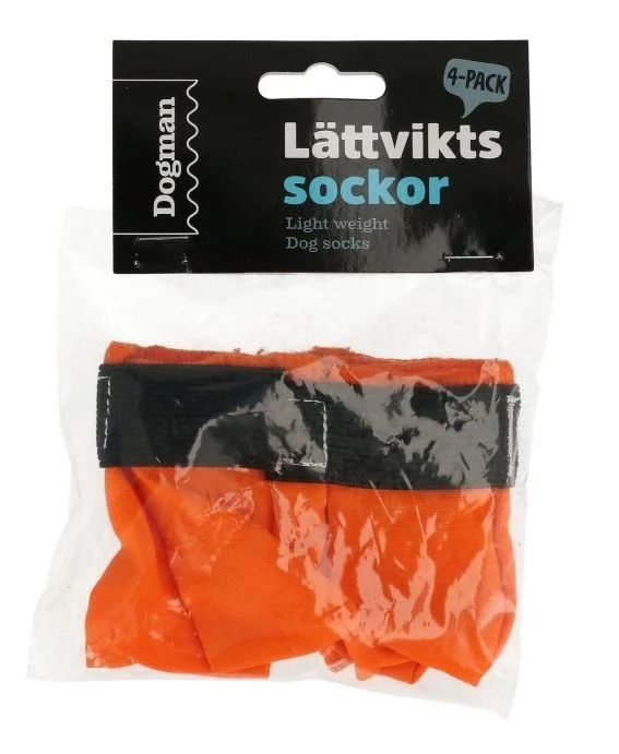 Dogman Lett hundesokk 4p Oransje XS v:8091023 Dogman Lett hundesokk 4p Oransje XS v:8091023