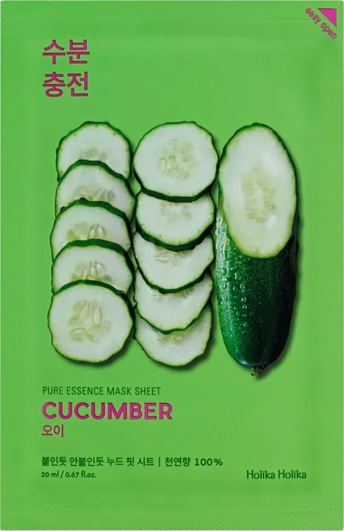 Holika Holika Pure Essence Mask Sheet Cucumber 20 ml v:1235126 Holika Holika Pure Essence Mask Sheet Cucumber 20 ml v:1235126