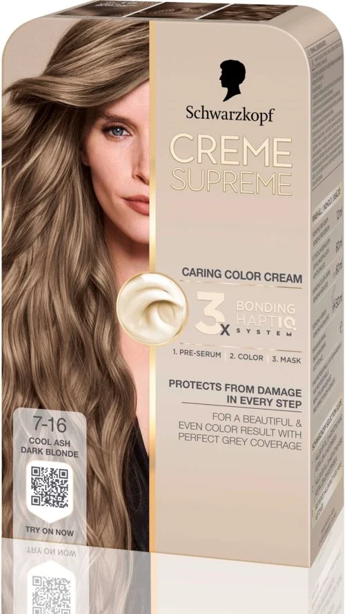 Schwarzkopf Creme Supreme 7-16 Cool Ash Dark Blonde v:6059402