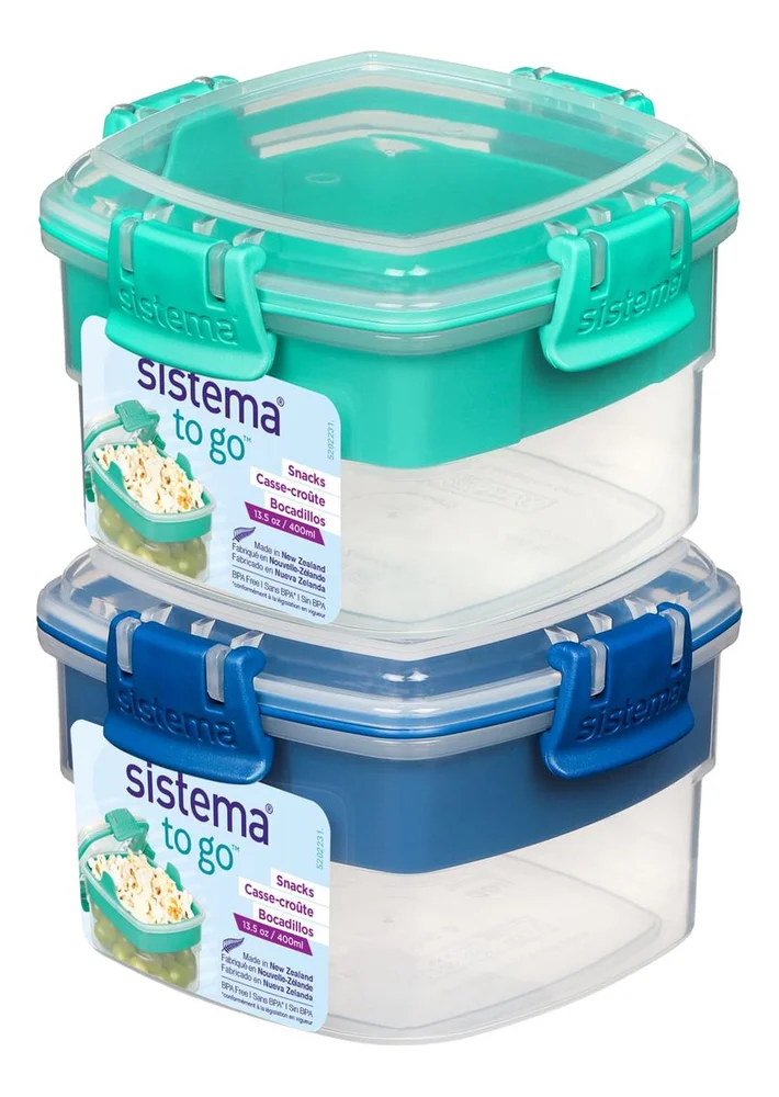 Sistema snack 400 ml assorterte farger To Go- 1 stk v:7571536 Sistema snack 400 ml assorterte farger To Go- 1 stk v:7571536