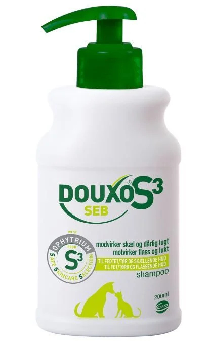 Douxo S3 SEB Shampoo til hund og katt 200 ml v:4842605 Douxo S3 SEB Shampoo til hund og katt 200 ml v:4842605