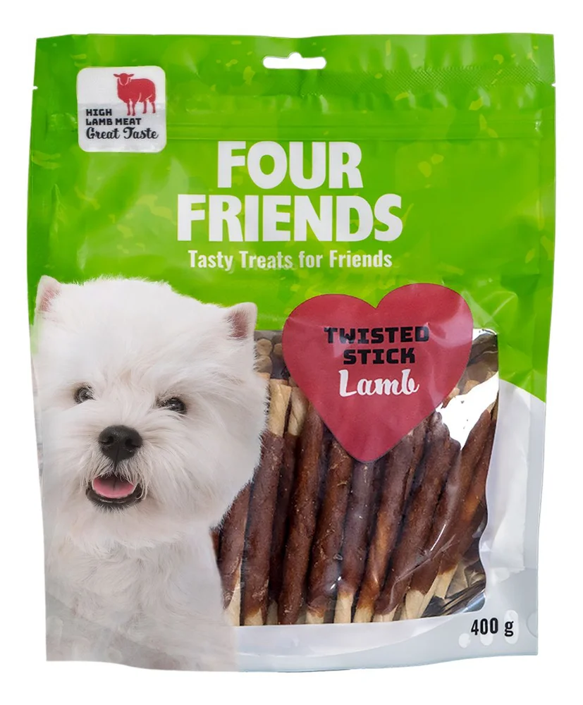 FourFriends Twisted Stick Lamb 12,5 cm - 40 stk. v:2573576