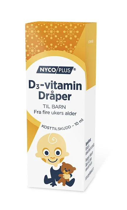 Nycoplus D3-vitamin Dråper – 10 ml. v:4953367
