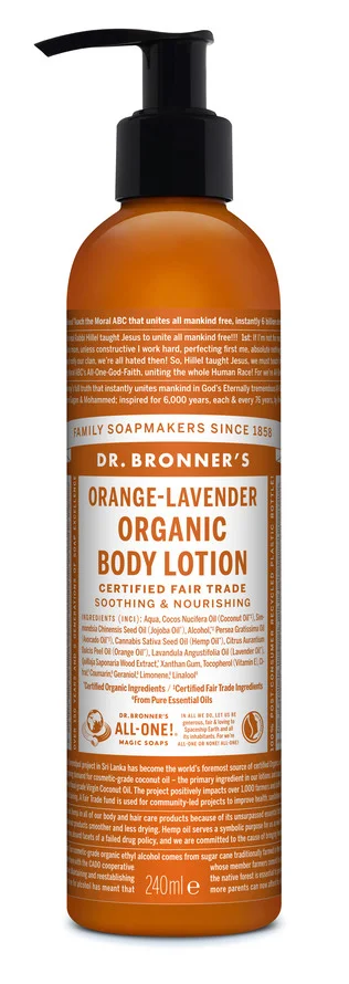 Lavender Coconut Organic Hand & Body Lotion 240 ml - Dr. Bronner's v:8658653