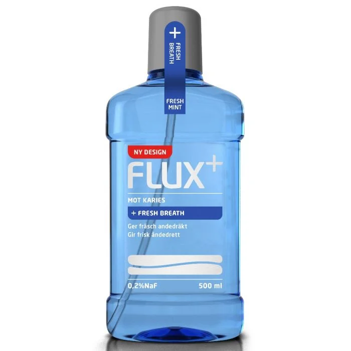 Flux+ Fresh Breath 0,2 % fluorskyll 500 ml v:1935055 Flux+ Fresh Breath 0,2 % fluorskyll 500 ml v:1935055